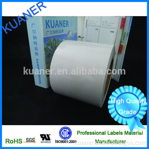 50micron Transparent Polyester stickers label material for UV printing